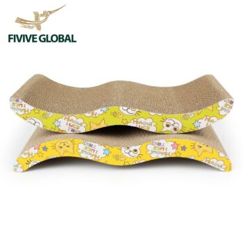 Wholesale Wave Cat Scratcher Corrugated Cardboard - Cat Scratcher Mat, Manufacturing in Vietnam