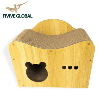 Wholesale Wooden Cat Recliner with Bed - Wooden Cat Bed, Pet Bed for Dogs and Cats, Manufacturing in Vietnam