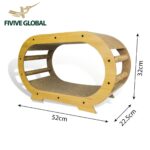 8-sided base scratching post (42×23 cm)
