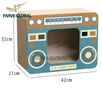 Wholesale 2-in-1 Camera and Radio Scratcher - Cat Scratcher Board, Cat Scratcher New, Manufacturing in Vietnam