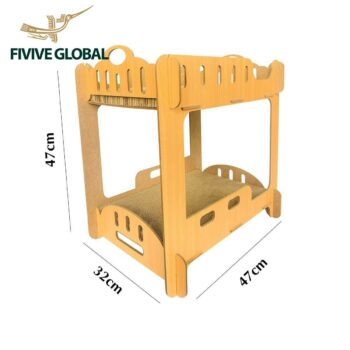 Wholesale Two-Level Wooden Cat Bed - Wooden Cat Bed, Cat Beds Wholesale, Manufacturing in Vietnam