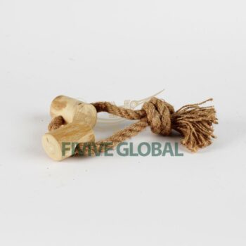 Wholesale Circle Coffee Tug Toy - Dog Tug of War Toys, Coffee Wood Rope Dog Toy, Manufacturing in Vietnam