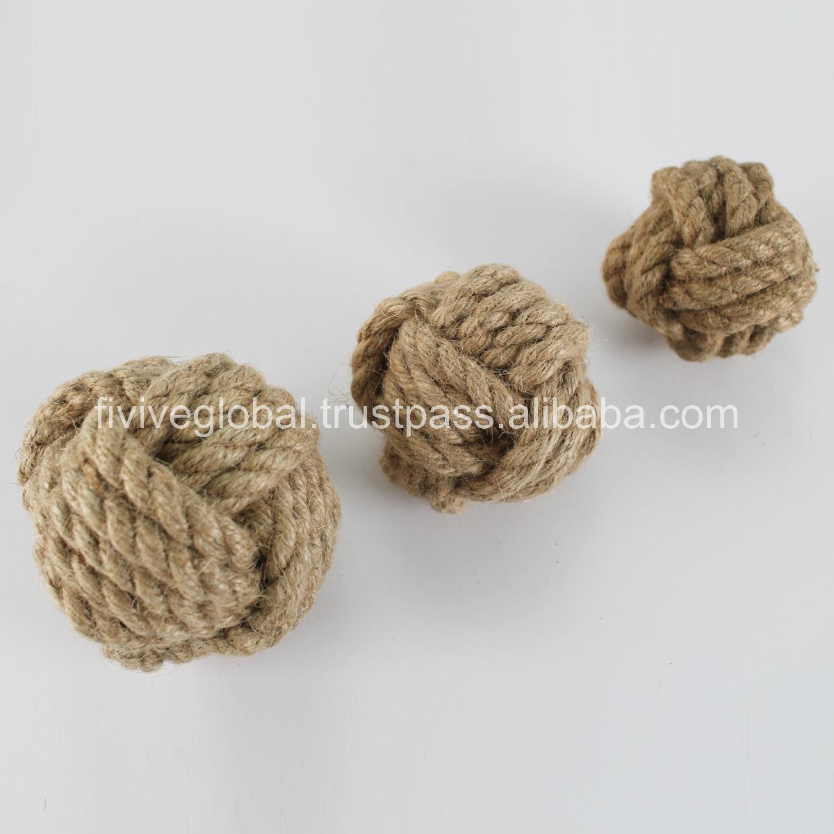 Hemp Ball Dog Toys
