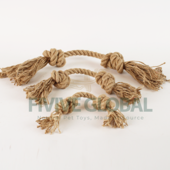 Wholesale Two Knot Hemp Rope Toy - Manufacturing in Vietnam